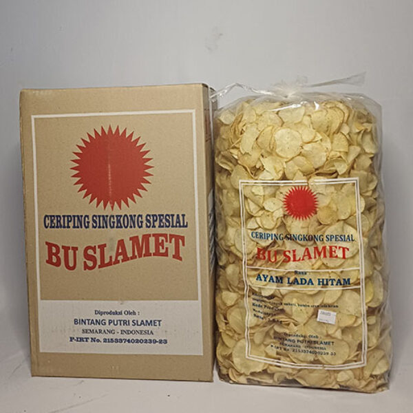 Keripik Singkong Lada Hitam BU SLAMET
