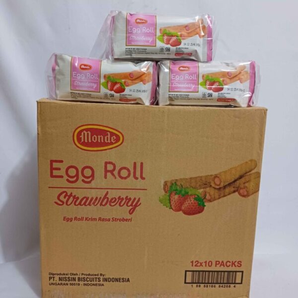 Eggroll Strawberry NISSIN Pack 