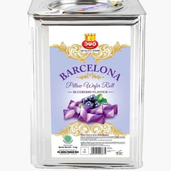 Pillow Wafer Roll Blueberry BARCELONA