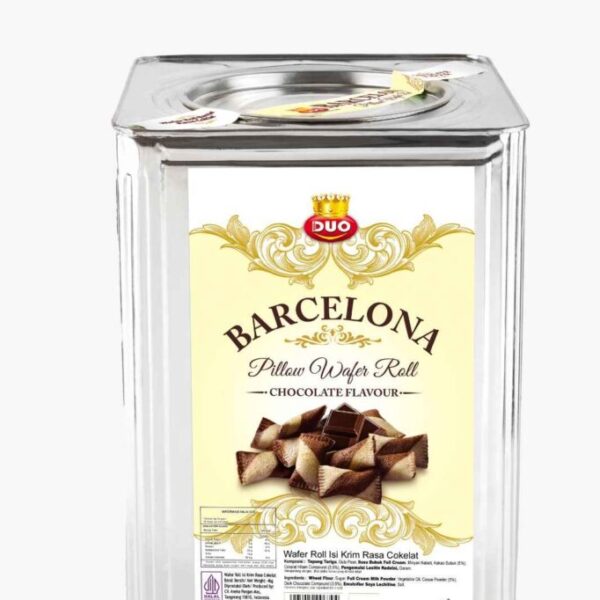 Pillow Wafer Roll Chocolate BARCELONA